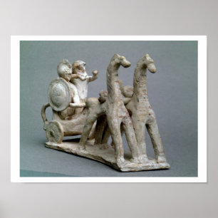 Affiche Chariot et horses, from the Tomb of Princess Nefe