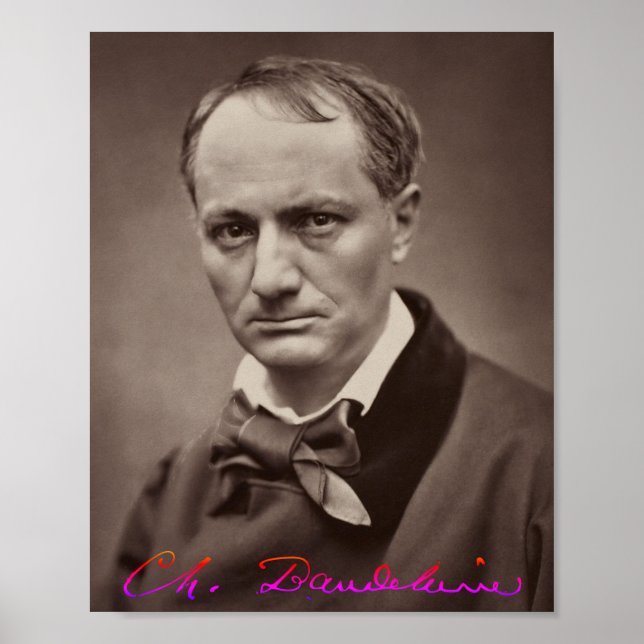 Affiche Charles Baudelaire (Devant)