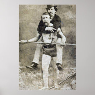 Affiche Charles Blondin - Acrobat