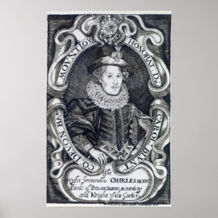 Affiche Charles Blount, 8ème baron Mountjoy