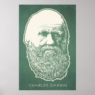 Affiche Charles Darwin