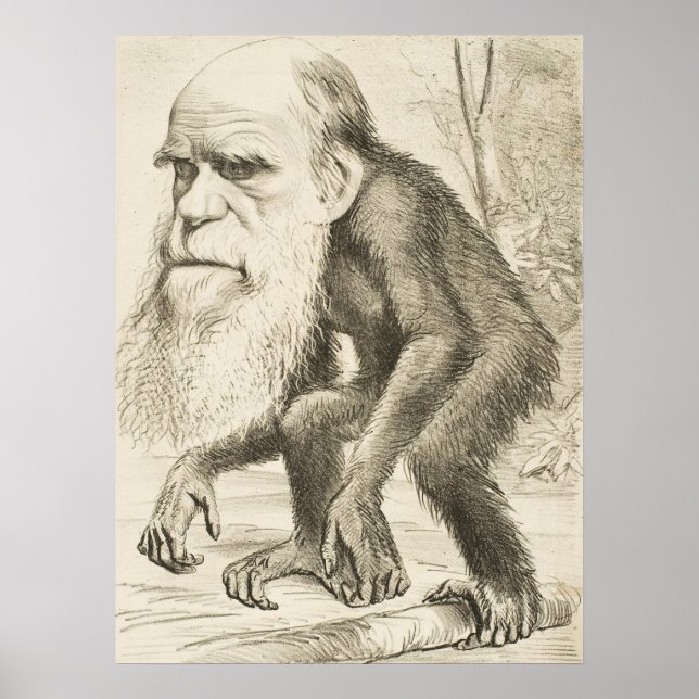 Affiche Charles Darwin (Devant)