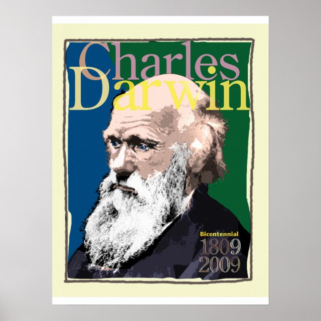 Affiche Charles Darwin (Devant)