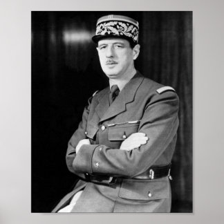 Affiche Charles De Gaulle