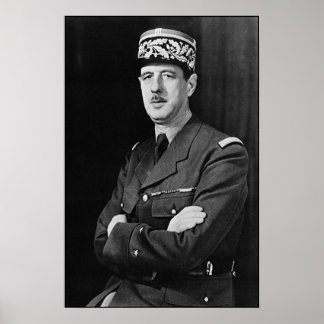 Affiche Charles de Gaulle