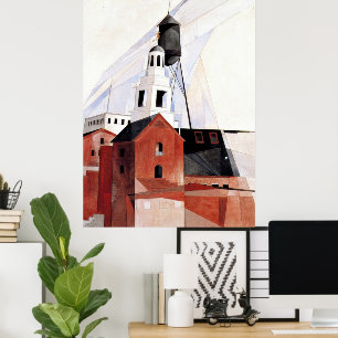 Affiche Charles Demuth peinture, Lancaster