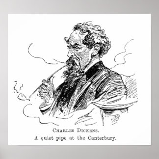 Affiche Charles Dickens. Une conduite tranquille au Canteb
