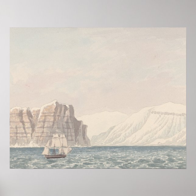 Affiche Charles Hamilton Smith - Burnett Inlet, Barrow (Devant)