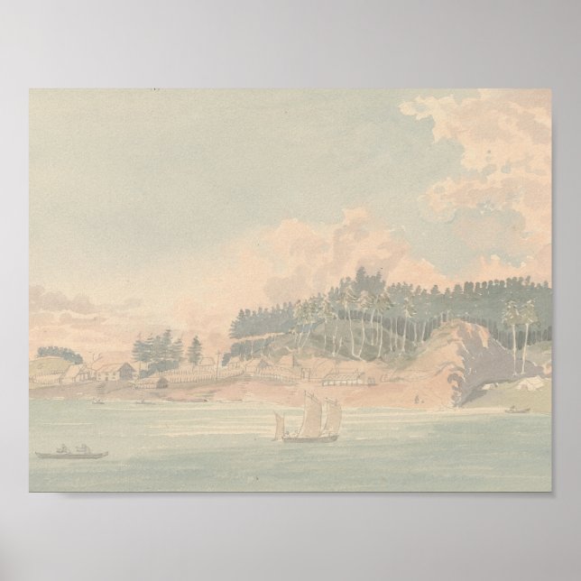 Affiche Charles Hamilton Smith - Friendly Cove (Devant)