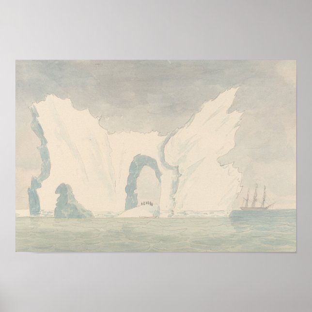Affiche Charles Hamilton Smith - Iceberg remarquable (Devant)