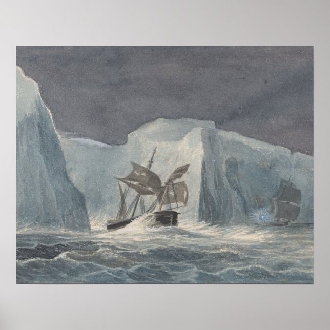 Affiche Charles Hamilton Smith - Le passage de l'Erebus (Devant)