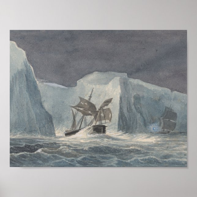 Affiche Charles Hamilton Smith - Le passage de l'Erebus (Devant)