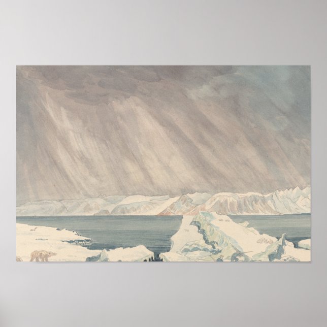 Affiche Charles Hamilton Smith - Spitzbergen, (Devant)