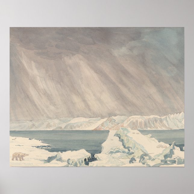 Affiche Charles Hamilton Smith - Spitzbergen, Bearing (Devant)