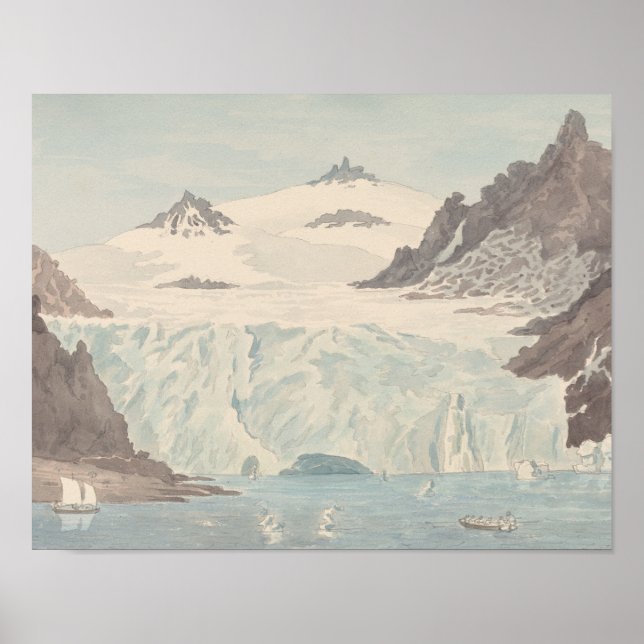 Affiche Charles Hamilton Smith - Vue d'un iceberg (Devant)