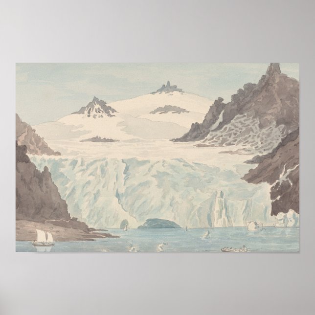 Affiche Charles Hamilton Smith - Vue d'un iceberg (Devant)