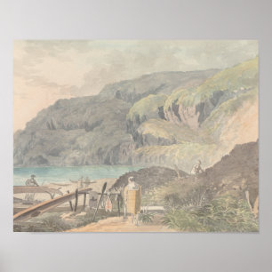 Affiche Charles Hamilton Smith - Vue sur un lac