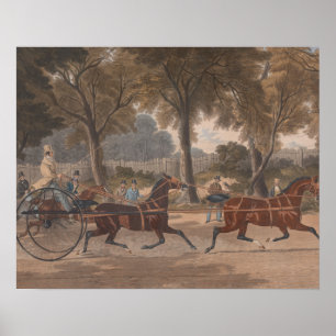 Affiche Charles Hunt - Extraordinary Trotting Match