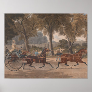 Affiche Charles Hunt - Match de Trot extraordinaire