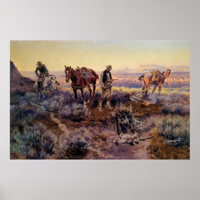 Affiche Charles M. Russell's Paying the Fiddler (1919) (Devant)