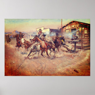 Affiche Charles Marion Russell – Fumée d'un .45