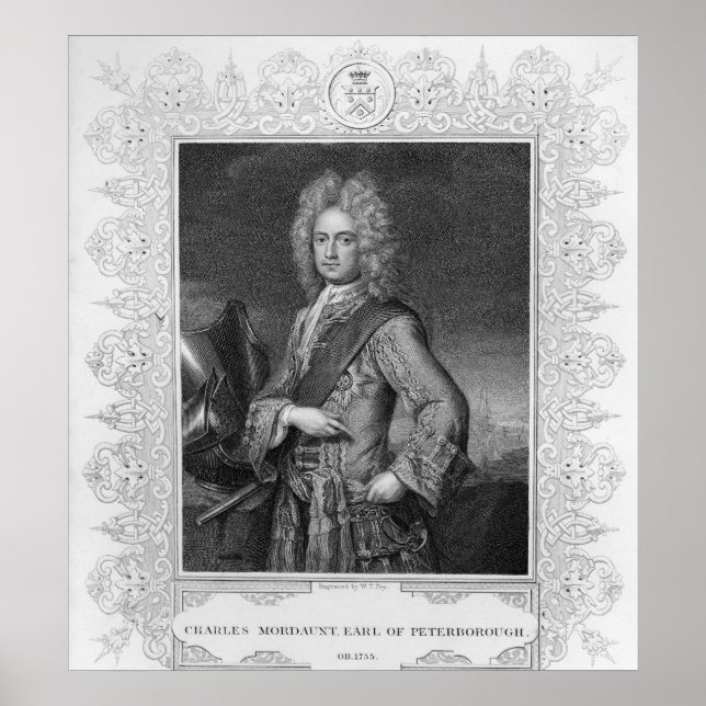 Affiche Charles Mordaunt, Earl of Peterborough (Devant)