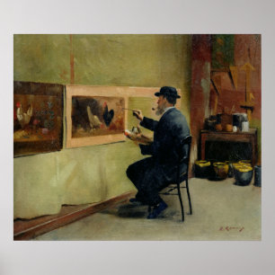 Affiche Charles Philippe Gevens, beau-père de l'artiste