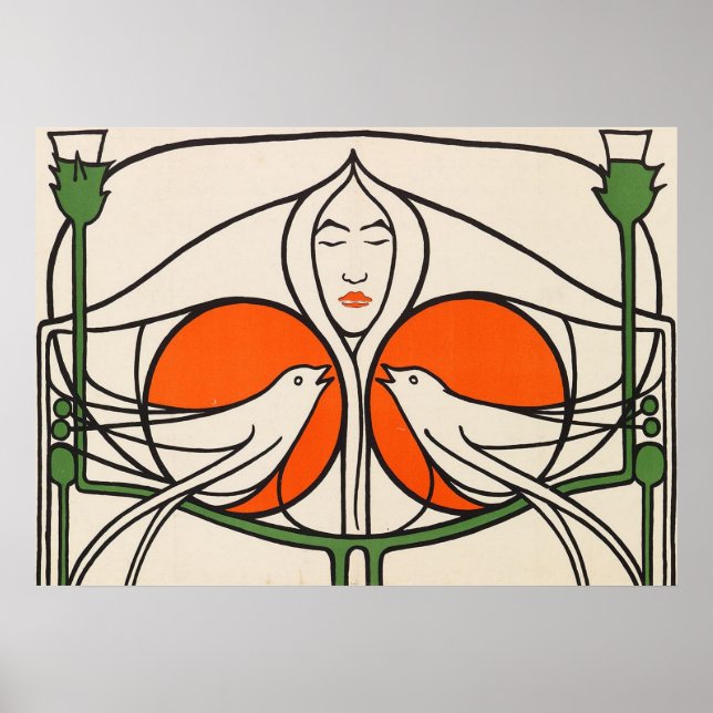 AFFICHE CHARLES RENNIE MACKINTOSH (Devant)