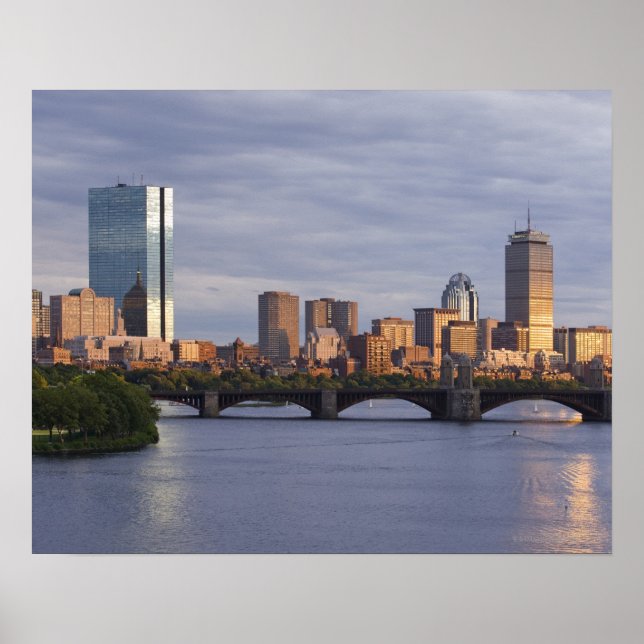 Affiche Charles River et le pont Longfellow (Devant)