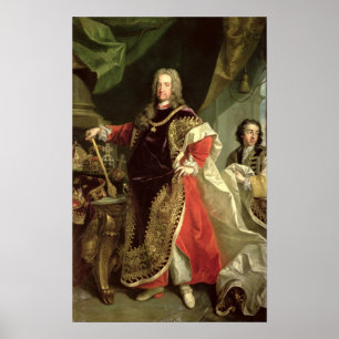 Affiche Charles VI, Saint Empereur Romain portant