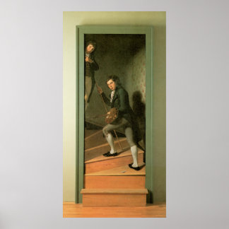 Affiche Charles Willson Peale Le Groupe Escalier
