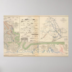 Affiche Charleston Harbour, Armée des opérations Potomac