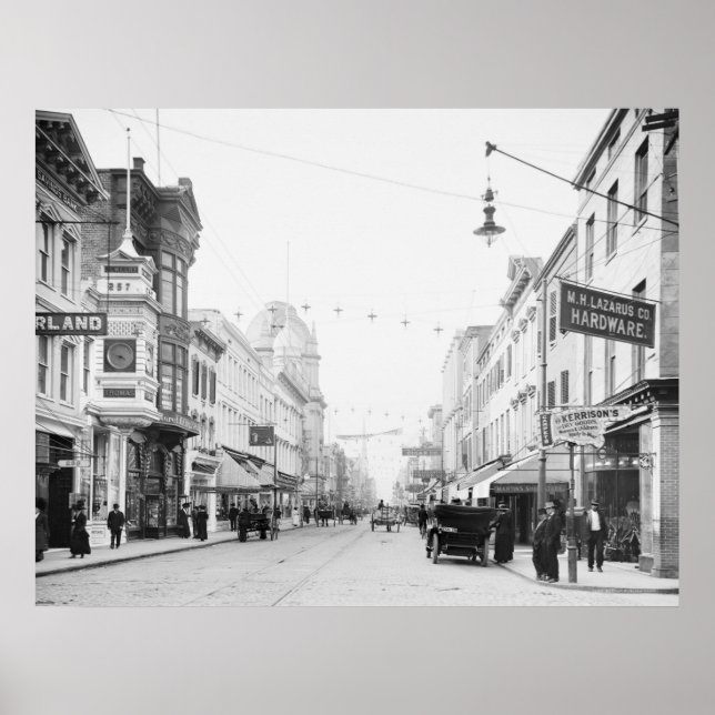 Affiche Charleston, SC, 1910 (Devant)