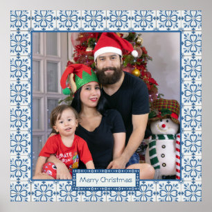 Affiche Charleterie de Noël et pétales de fleurs