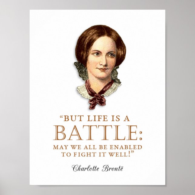 Affiche Charlotte Bronte - La vie est une bataille (Devant)