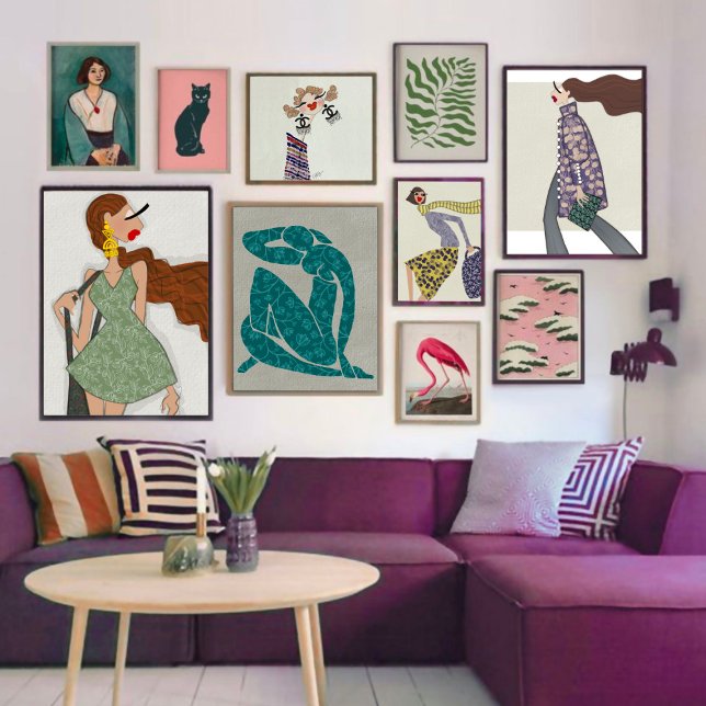 Affiche Charlotte Est Une Bonne Illustration De Mode (Créateur téléchargé)