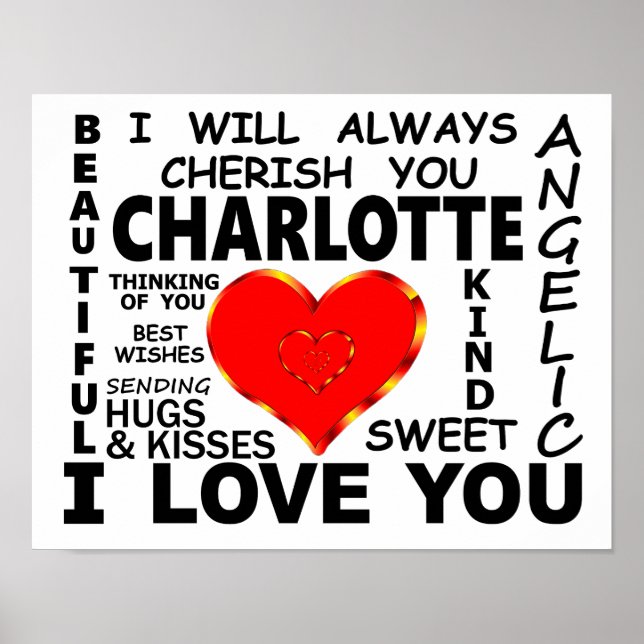 Affiche Charlotte Je T'Aime (Devant)