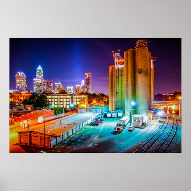 Affiche Charlotte, NC (Devant)