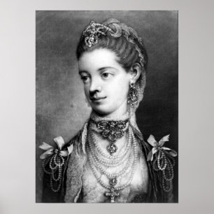 Affiche Charlotte, Reine de Grande-Bretagne - Thomas Frye