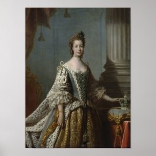 Affiche Charlotte Sophia de Mecklenburg-Strelitz, 1762