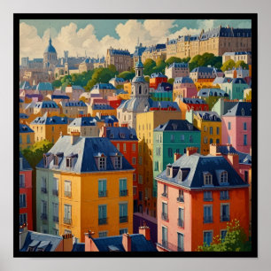 Affiche Charmante Ville de Paris