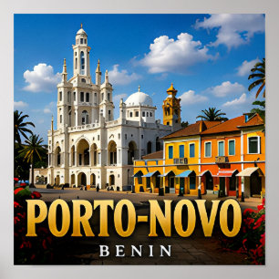 Affiche Charme Colonial de Porto-Novo et Patrimoine Bénino