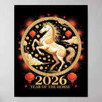 Charme de fille lunaire année du cheval 2026 migno