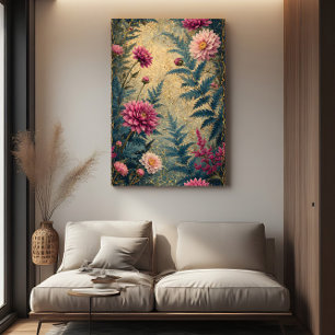 Affiche Charme Floral Vintage