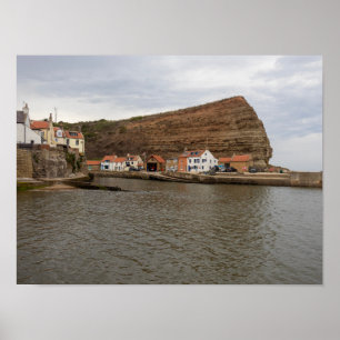 Affiche Charme intemporel du port de Staithes