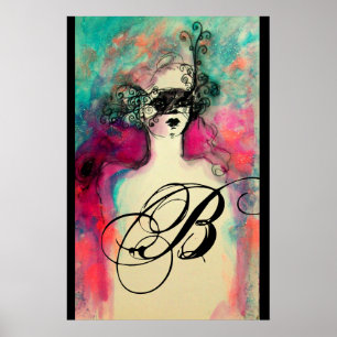 AFFICHE CHARME MONOGRAMME