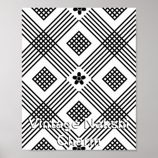 Affiche Charme vintage Nakshi