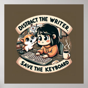 Affiche Charming Chaos : Les maux de l'écrivain