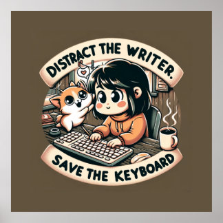 Affiche Charming Chaos : Les maux de l'écrivain