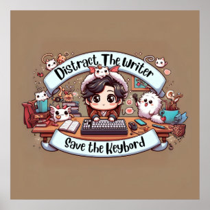 Affiche Charming Chaos : Les maux de l'écrivain